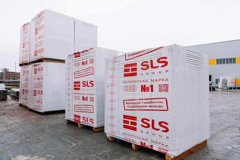 Газобетон Белорусский SLS D500 625х200х250 мм фото 1