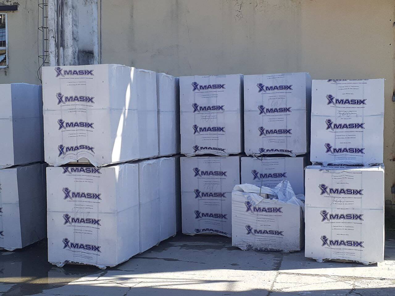 Газобетон Masix D500 625х75х250 мм фото 8
