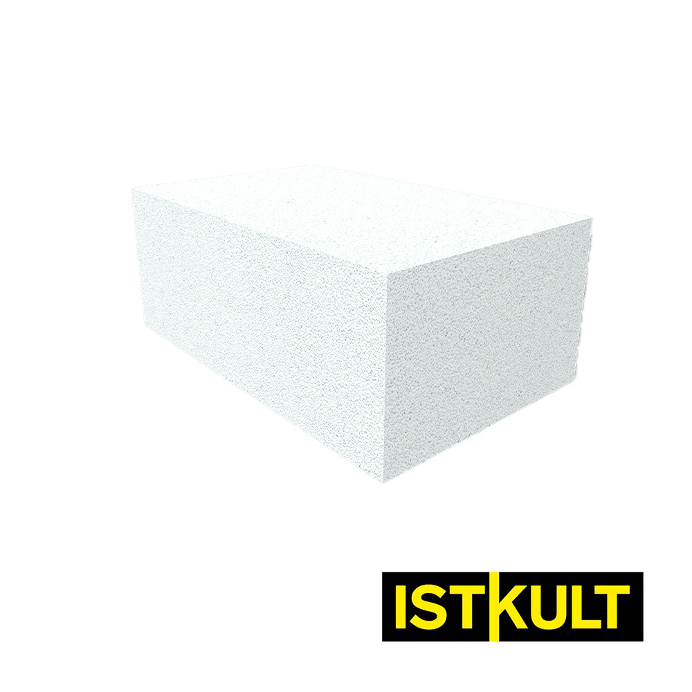Газобетонный блок ISTKULT D500 B3,5 600х375х250 мм