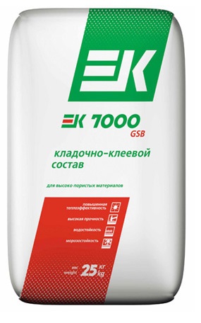 Кладочно-клеевой состав EK 7000 GSB, 25 кг фото 0